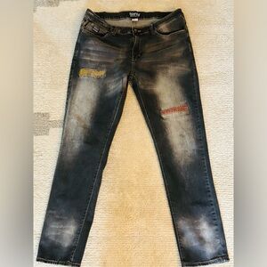 Born Fly Jeans Anytown USA Distressed Patch
Streetwear Denim Men's Size 36
